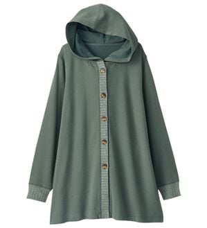 BELLUNA（ベルーナ）の「【メルティポンチ】フード付ブルゾン（ブルゾン）」｜カーキ