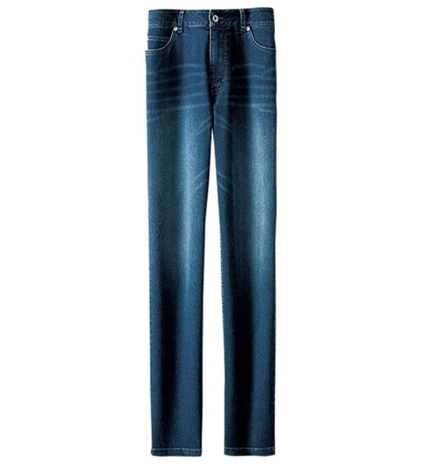 BELLUNA（ベルーナ）の「ふんわり裏起毛ストレッチデニムパンツ（フルレングスパンツ）」｜詳細画像