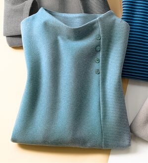 ルフラン（ルフラン）の「選べる！カチオンプルオーバー（カットソー）」｜ブルーグリーン系