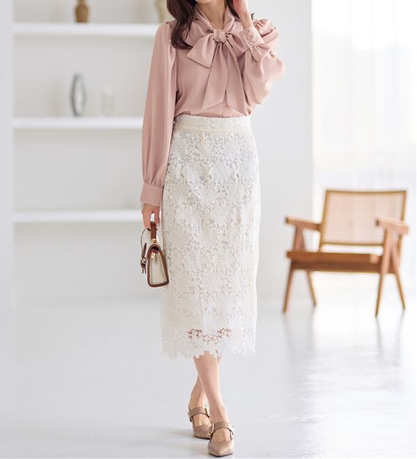 ボウタイデザインブラウス - ベルーナ【公式】 