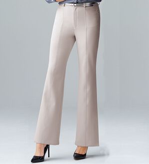 BELLUNA（ベルーナ）の「ヒンヤリ冷感！ハイテンション美脚パンツ（フルレングスパンツ）」｜グレージュ