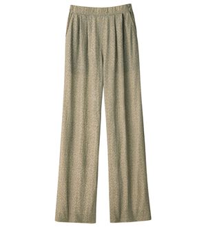 ルフラン（ルフラン）の「タック入りワイドパンツ＜プティール＞（ワイドパンツ・ガウチョ）」｜ベージュ幾何柄