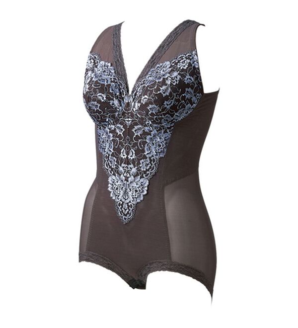 「【３色組】【国産レース】優秀ボディスーツ（ボディスーツ・シェイパー）」｜詳細画像