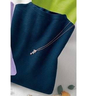 ルフラン（ルフラン）の「汗じみ対策ひんやりマチ付プルオーバー（カットソー）」｜ネイビー