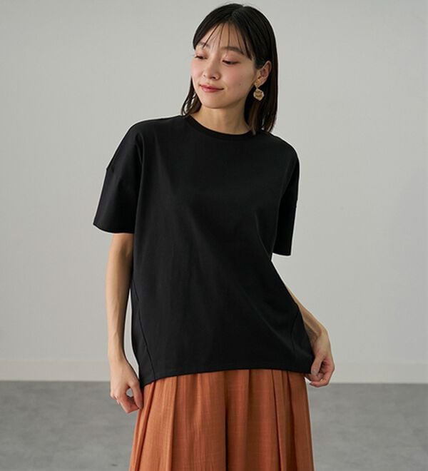 BELLUNA（ベルーナ）の「シュッと体型カバー！コクーンTシャツ（カットソー）」｜詳細画像