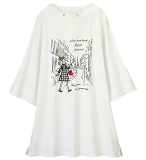 ルフラン（ルフラン）の「綿１００％こだわりプルオーバー（カットソー）」｜オフ白系