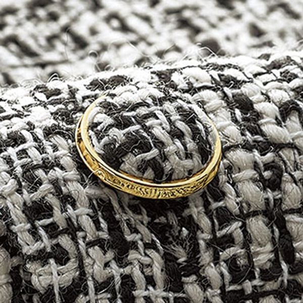 BELLUNA（ベルーナ）の「ツイード調ボタン使いＶネックベスト（ベスト）」｜詳細画像