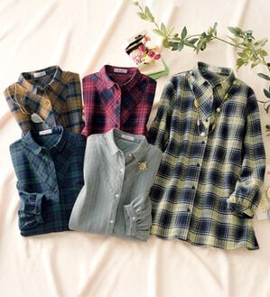 ルフラン（ルフラン）の「選べる♪綿１００％ドビー織ブラウス（ブラウス）」｜詳細画像