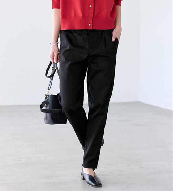 BELLUNA（ベルーナ）の「ゆるっとラクちん！万能パンツ（テーパードパンツ）」｜詳細画像