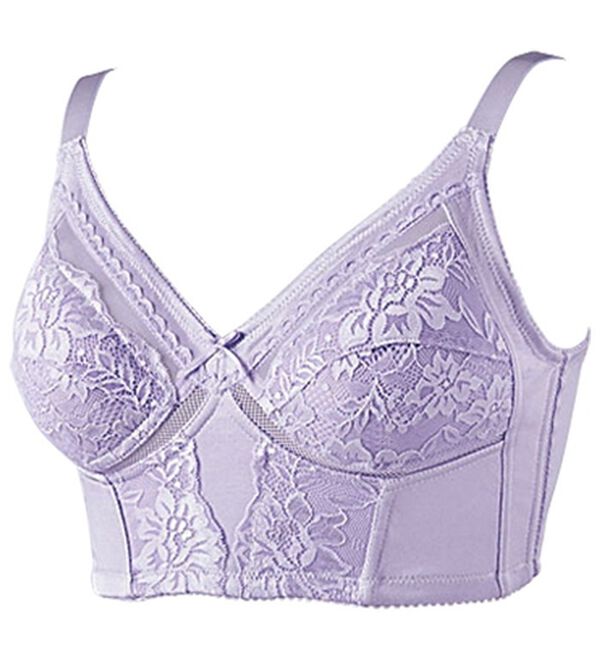 「【５色組】しっかりサポートロングブラ（ブラジャー）」｜詳細画像