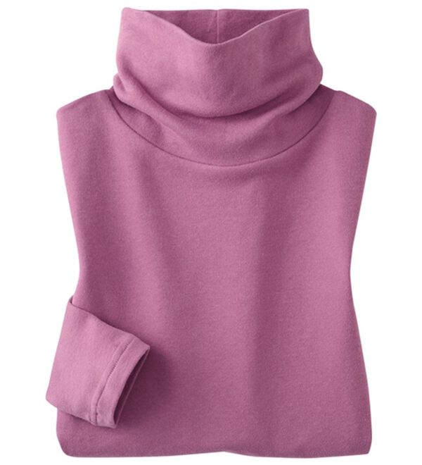 「【５色組】吸湿発熱　素肌よろこぶ綿１００％タートルネックインナー（肌着・インナーウェア）」｜詳細画像