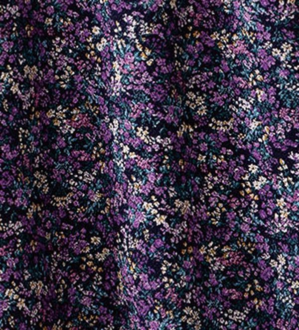 ルフラン（ルフラン）の「日本製ちび衿ニットちりめんブラウス（ブラウス）」｜詳細画像