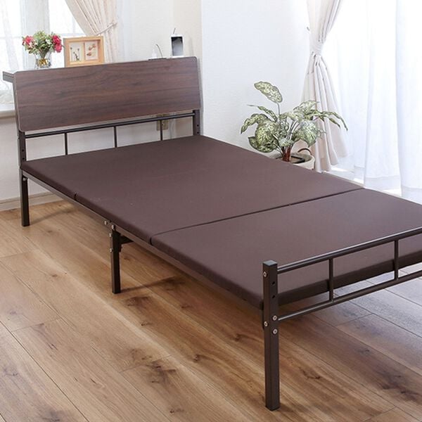 「コンセント２口付・宮付パイプベッド（ベッド）」｜1