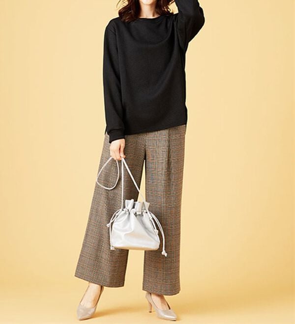 BELLUNA（ベルーナ）の「ふくれジャカードキルトプルオーバー（カットソー）」｜詳細画像