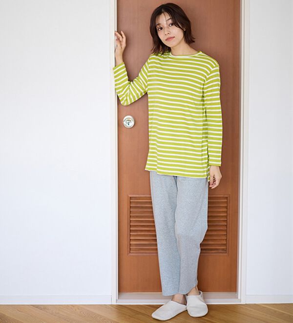 LAVIENNE（ラヴィエンヌ）の「【とろける肌心地】綿１００％あったかスムースパジャマ（パジャマ・ルームウェア）」｜詳細画像