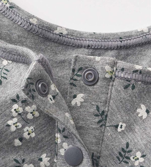 「【３色組】綿混のやさしい前開きプリントブラ（ノンワイヤーブラ）」｜詳細画像