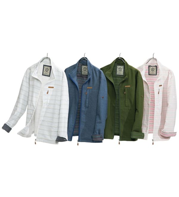 「お洒落なボーダージャケット（メンズジャケット）」｜詳細画像