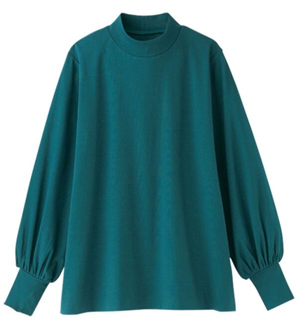 BELLUNA（ベルーナ）の「艶やかコットン１００％プルオーバー（カットソー）」｜詳細画像