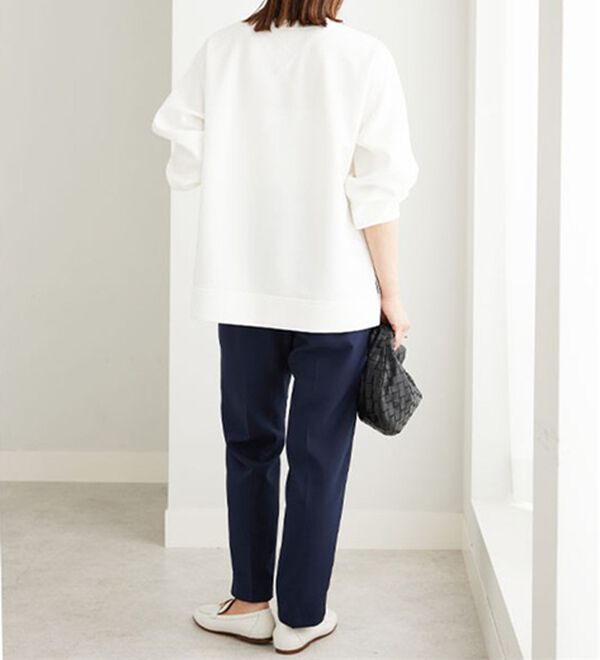 BELLUNA（ベルーナ）の「サイドラインテーパードパンツ（フルレングスパンツ）」｜詳細画像