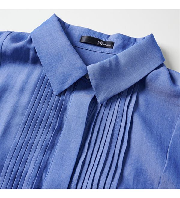 RANAN（ラナン）の「袖刺しゅう使いシャツブラウス（ブラウス）」｜詳細画像