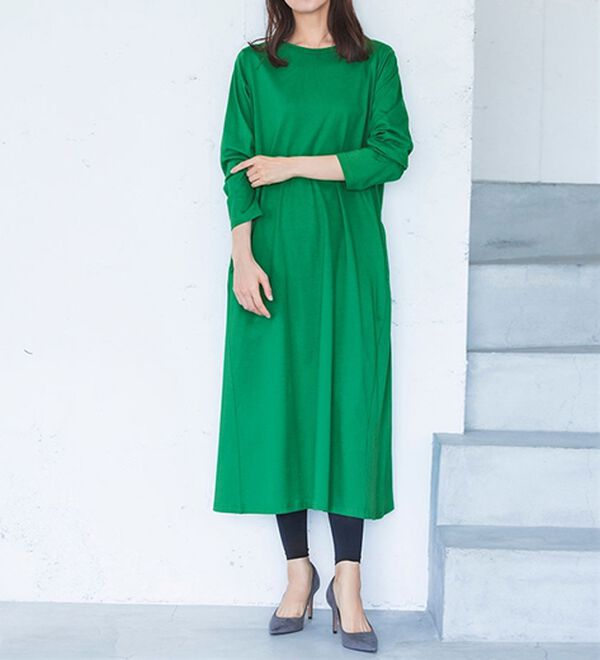 RANAN（ラナン）の「【選べる２丈】＜ＢＣ＞ポケット付マキシワンピース（その他ワンピース）」｜詳細画像