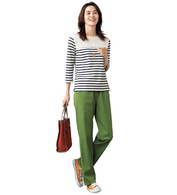 ルフラン（ルフラン）の「【３本組】ラクばきコットン混パンツ＜ポプル＞（フルレングスパンツ）」｜詳細画像