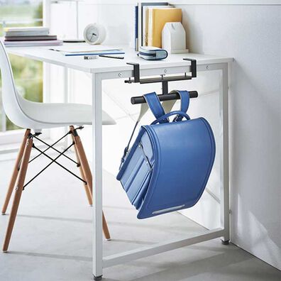 iellio（イエリオ）の「タワー　デスク横ランドセル＆リュックハンガー＜ｔｏｗｅｒ　山崎実業　ランドセルラック　ランドセルハンガー　リビング収納＞（リビング用品）」