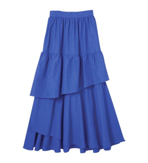 RANAN（ラナン）の「ひんやり！ランダムティアードスカート（ロングスカート）」｜詳細画像