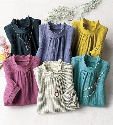 ルフラン（ルフラン）の「さらり涼やかブラウスみたい！プルオーバー（カットソー）」