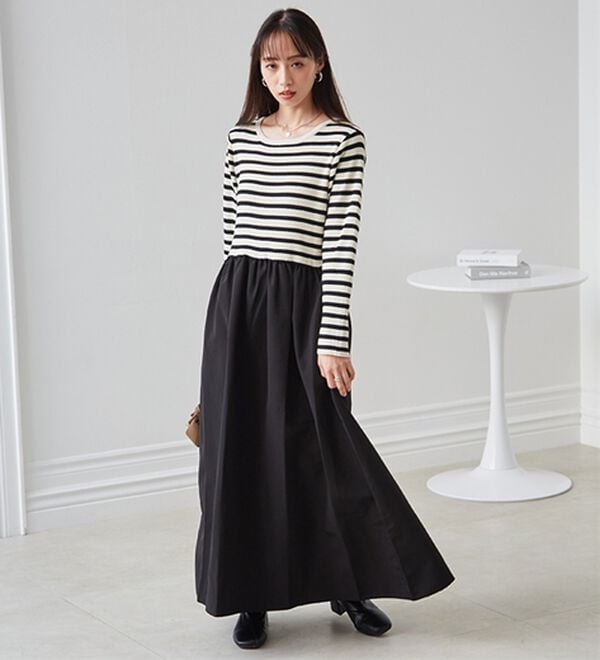 RANAN（ラナン）の「ニットドッキングワンピース（ドッキングワンピース）」｜詳細画像