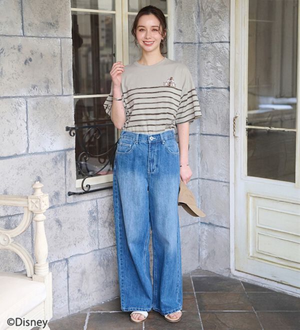 「＜Ｄｉｓｎｅｙ＞綿混素材ゆるっとＴシャツ（カットソー）」｜詳細画像