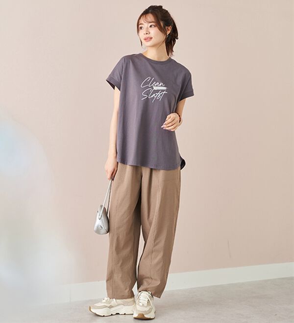 BELLUNA（ベルーナ）の「下半身カバーコクーンシルエットパンツ（フルレングスパンツ）」｜詳細画像