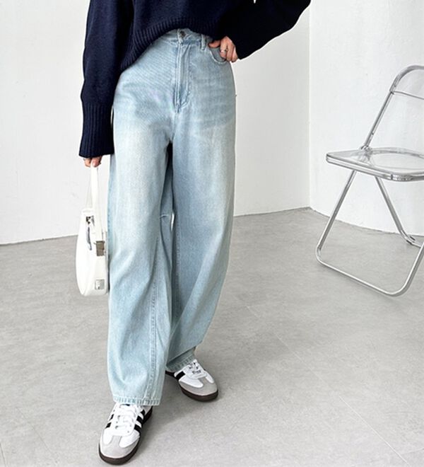 GeeRA（ジーラ）の「美脚魅せカーブデニム（フルレングスパンツ）」｜詳細画像