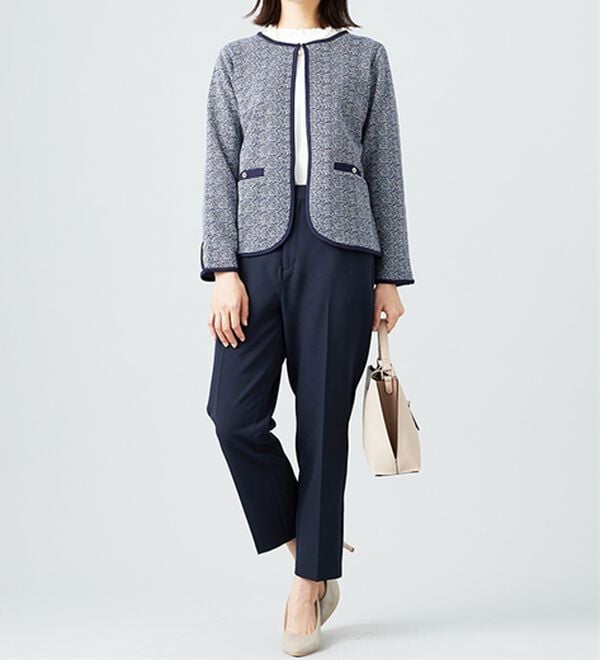 BELLUNA（ベルーナ）の「＜セレモニースタイル＞ポケット付ツイード調ジャケット（その他ジャケット）」｜詳細画像