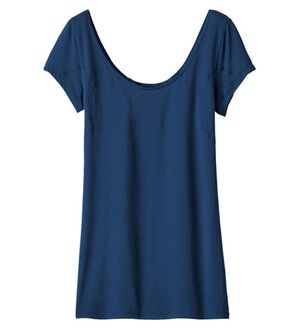 LAVIENNE（ラヴィエンヌ）の「ひんやり汗取りインナー　オフショルダー＜ラヴィクール＞（肌着・インナーウェア）」｜ネイビー オフショル