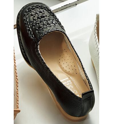 ルフラン（ルフラン）の「こだわりの手編みメッシュアウトステッチパンプス（パンプス）」