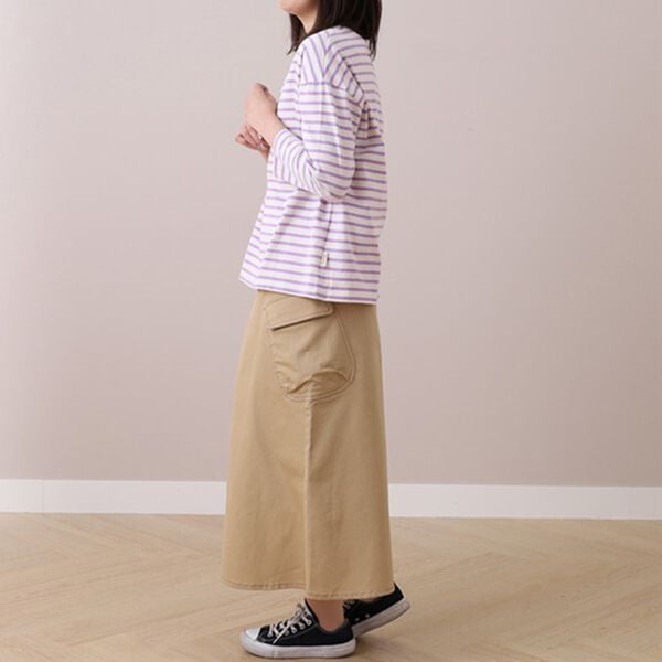 BELLUNA（ベルーナ）の「＜ｓｏｒａｆｕｋｕ＞ポケット使いフレアースカート（ロングスカート）」｜詳細画像