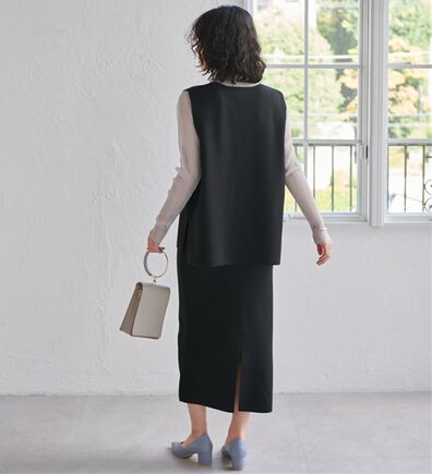RANAN（ラナン）の「ニットベストセットアップ（ロングスカート）」