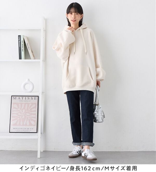 Viola e Viola（ヴィオラ エ ヴィオラ）の「楽ちんゆったり裏起毛デニムレギンスパンツ（フルレングスパンツ）」｜詳細画像