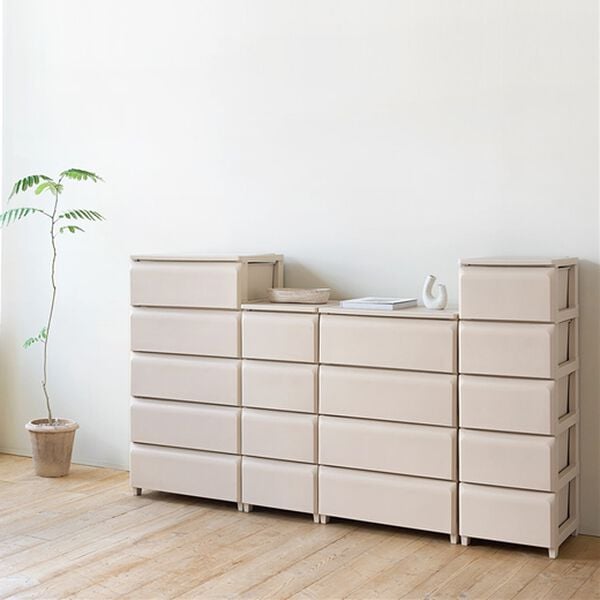 iellio（イエリオ）の「Ｒｏｏｍｎｈｏｍｅデイリー組立式引き出し＜収納チェスト・大容量たんす・衣装ケース・収納棚・衣類収納・韓国インテリア＞（リビング収納）」｜詳細画像