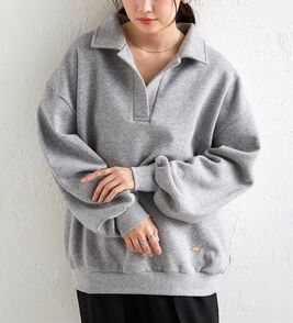 RANAN（ラナン）の「あったか裏起毛衿付きオーバーサイズスウェット（トレーナー・スウェット）」