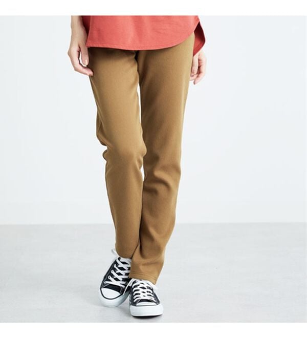 BELLUNA（ベルーナ）の「あったか！裏フリースストレッチパンツ（フルレングスパンツ）」｜詳細画像