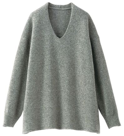 BELLUNA（ベルーナ）の「インナーに合わせるウール入りニットプルオーバー（ニット・セーター）」