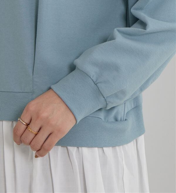 BELLUNA（ベルーナ）の「裏毛素材レイヤード風チュニック（チュニック）」｜詳細画像