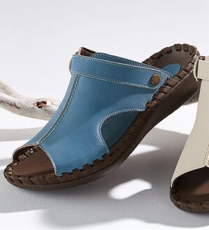 ルフラン（ルフラン）の「＜ウィルソンリースポーツ＞ゆったり快適２ｗａｙサンダル（サンダル・ミュール）」｜ライトブルー