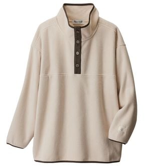 ルフラン（ルフラン）の「ボタン使いのフリースプルオーバー（カットソー）」｜アイボリー