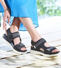 ルフラン（ルフラン）の「ラメ入りゴムが素敵なスポーツサンダル（サンダル・ミュール）」