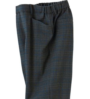 BELLUNA（ベルーナ）の「ソフトタッチ上品美ピンタックパンツ（フルレングスパンツ）」｜グレンチェック