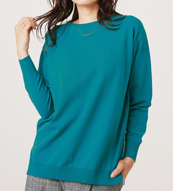 BELLUNA（ベルーナ）の「毛玉になりにくい！ニットプルオーバー（ニット・セーター）」｜詳細画像