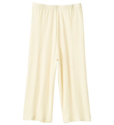 「なめらかシルク入りジャカードボトム　５分丈（肌着・インナーウェア）」